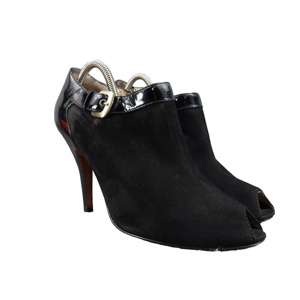 Joan & David Shoes Womens 11 High Heel Booties Peep Toe Stiletto Classic Fashion